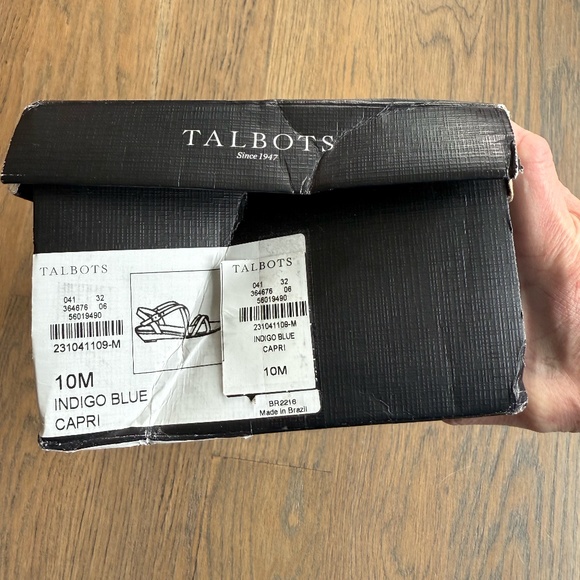 NWT Talbots Capri Leather Sandals - Picture 2 of 5